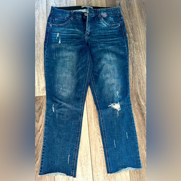Women’s denim democracy-Blue Size 8 (10)little stretch-Good condition - Picture 1 of 9